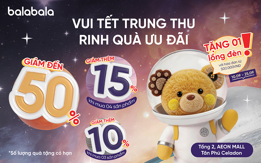 VUI TẾT TRUNG THU - RINH QUÀ ƯU ĐÃI