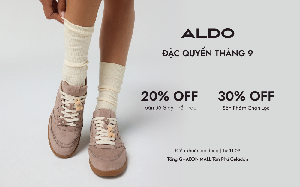ALDO | ĐẶC QUYỀN THÁNG 9