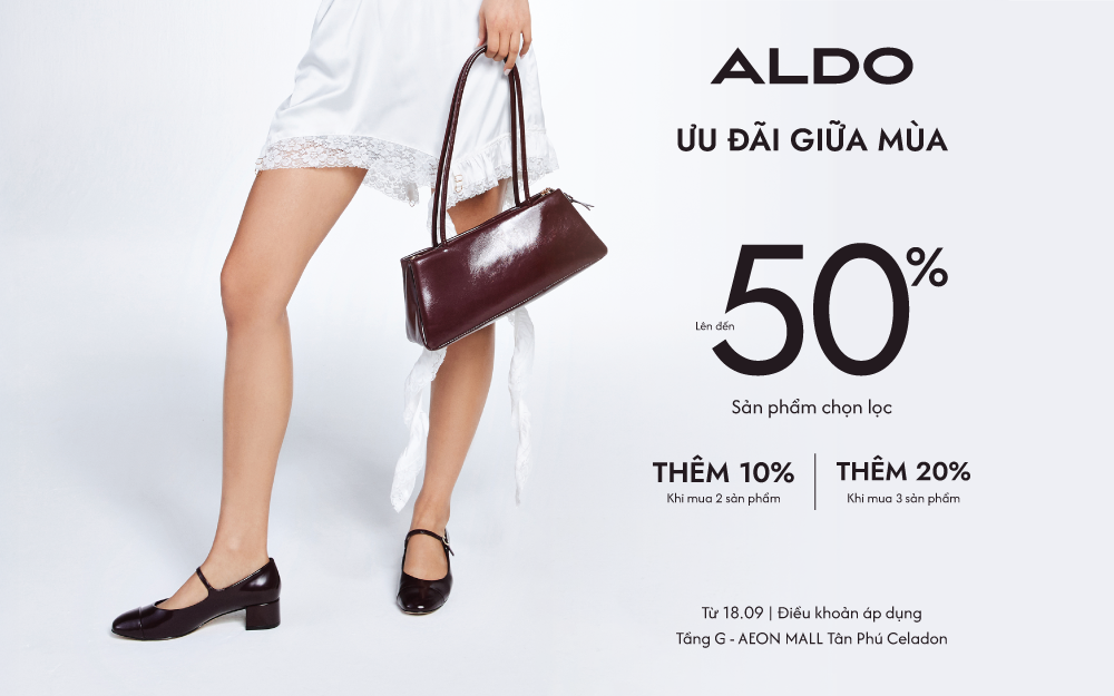 ALDO | ƯU ĐÃI GIỮA MÙA