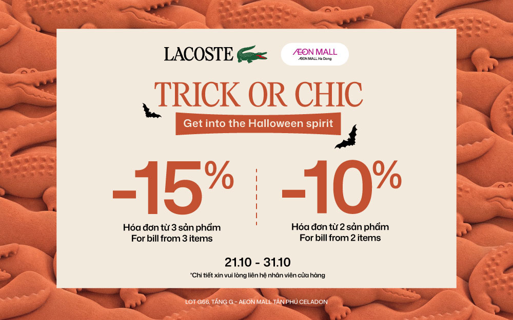 LACOSTE | HAPPY HALLOWEEN