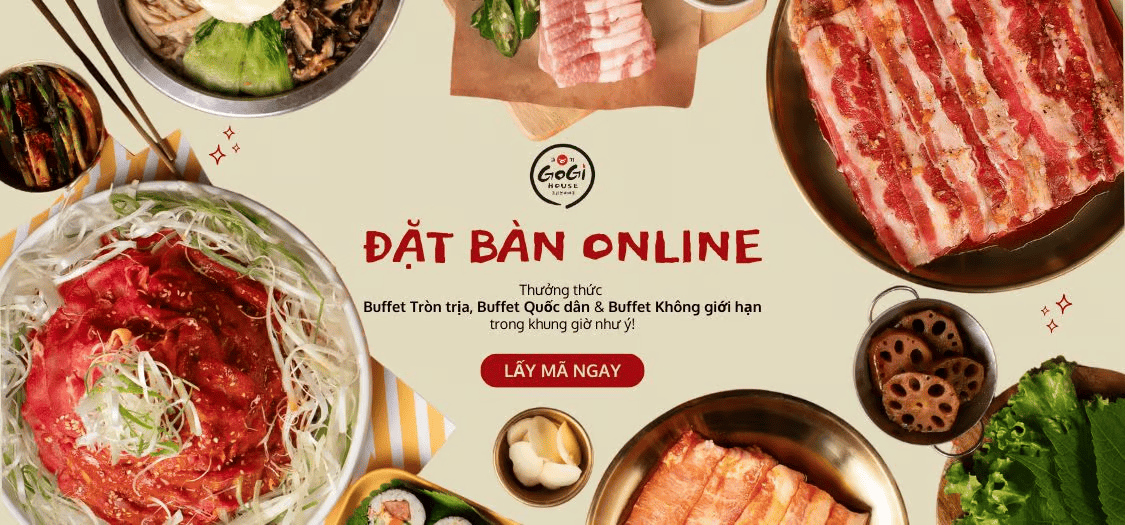 Bật mí 5 cách đặt bàn Gogi House dễ dàng, tiết kiệm thời gian