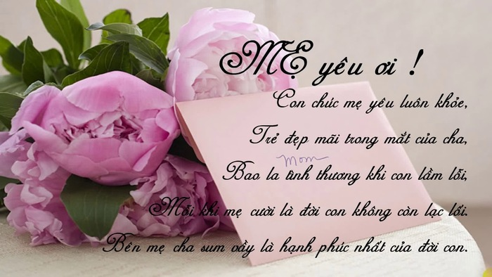Gợi &yacute; những b&agrave;i thơ hay tặng mẹ ng&agrave;y 8/3