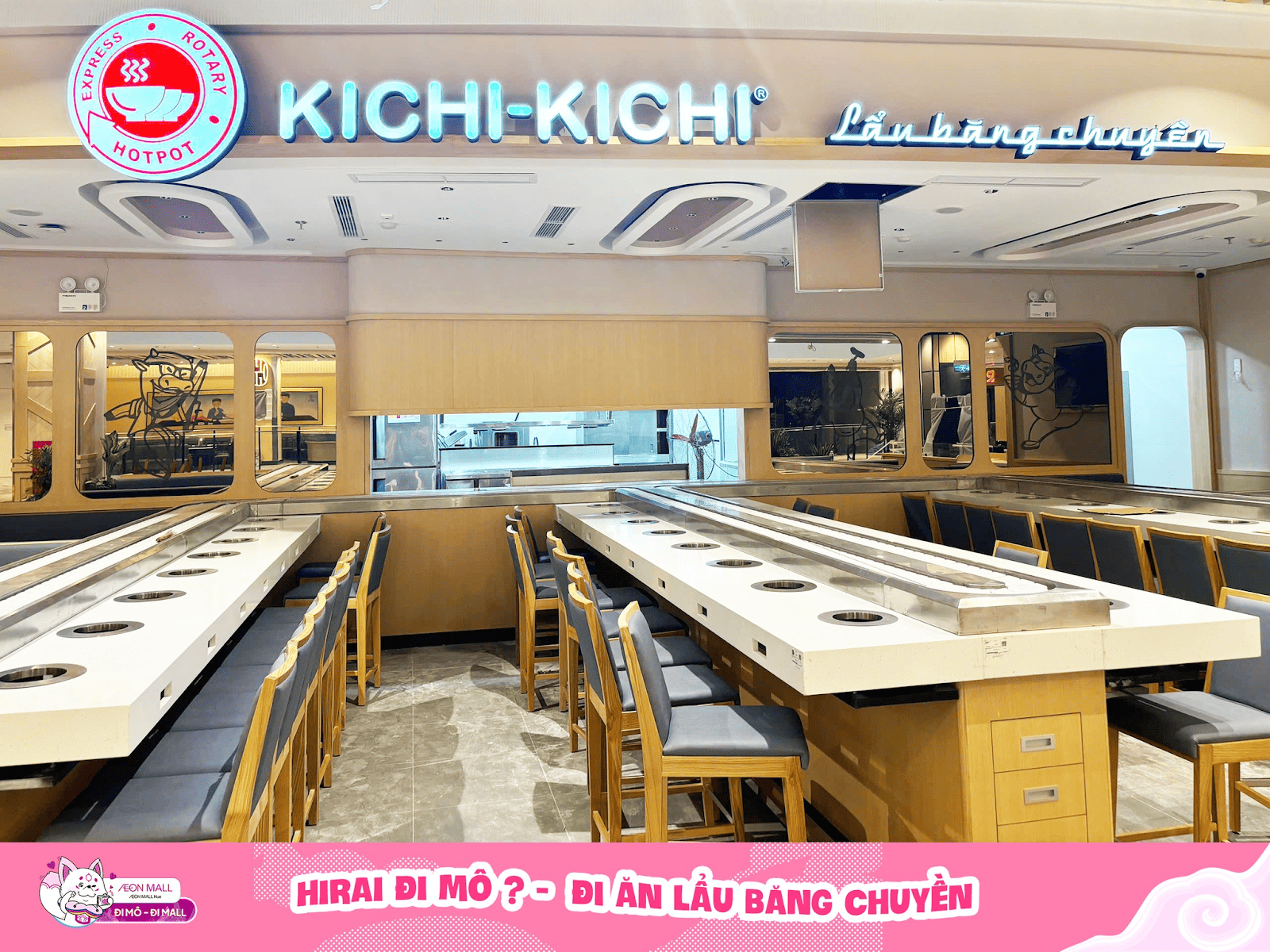 Kichi Kichi - Buffet lẩu băng chuyền nổi tiếng