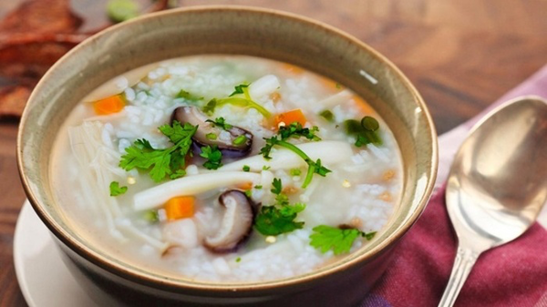 Quán chay Thiên Phú Món cháo chay thơm ngon tại Quán chay Thiên Phú ở Huế