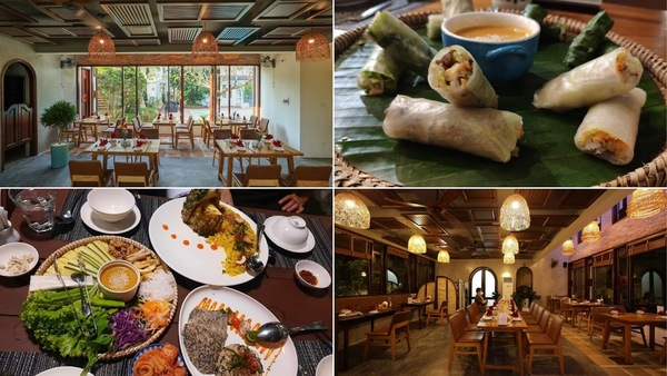 Nhà hàng chay Huế An Nhiên Không gian yên bình tại nhà hàng chay Huế An Nhiên, quán ăn chay ở Huế.