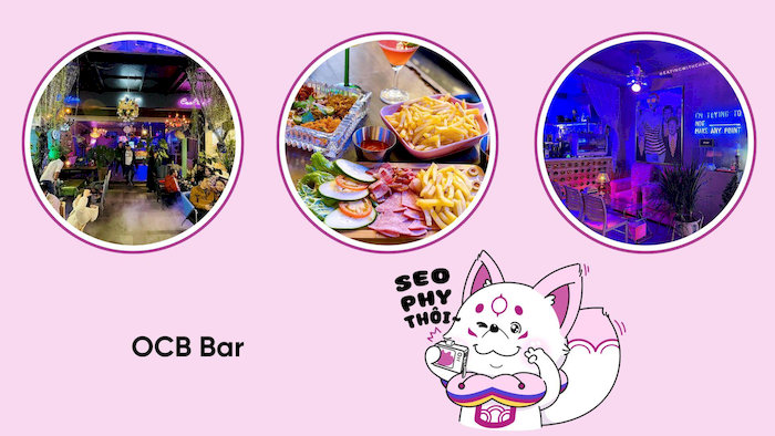 OCB Bar l&agrave; một trong những qu&aacute;n bar c&oacute; kh&ocirc;ng gian rộng r&atilde;i v&agrave; tho&aacute;ng đ&atilde;ng nhất ở khu phố T&acirc;y Huế