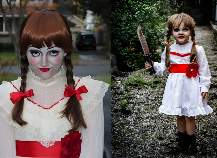  Tạo h&igrave;nh kinh dị của Annabelle sẽ khiến bạn trở th&agrave;nh t&acirc;m điểm trong đ&ecirc;m tiệc h&oacute;a trang