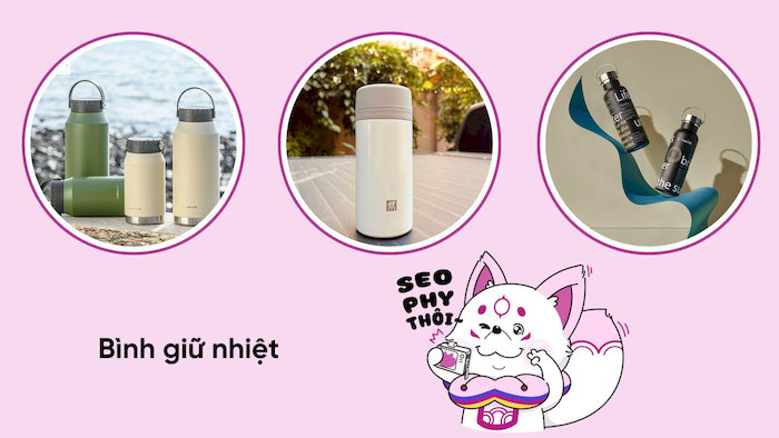 Bình giữ nhiệt là món quà rất hữu ích, giúp người nhận có thể mang theo đồ uống yêu thích khi ra ngoài