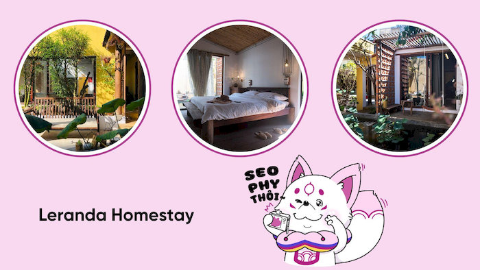 Leranda Homestay g&acirc;y ấn tượng với kh&ocirc;ng gian ấm c&uacute;ng, decor độc đ&aacute;o v&agrave; nhiều g&oacute;c &ldquo;sống ảo&rdquo;