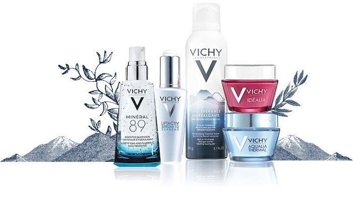  C&aacute;c sản phẩm của Vichy đều được sản xuất từ nguồn nước kho&aacute;ng tự nhi&ecirc;n gi&agrave;u kho&aacute;ng chất