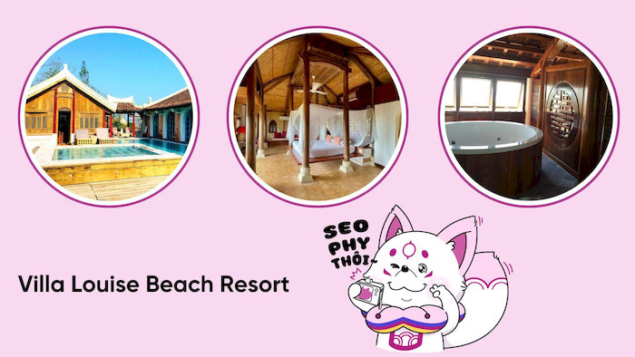 Villa Louise Beach Resort l&agrave; một khu nghỉ dưỡng đẳng cấp với villa c&oacute; thiết kế sang trọng với hồ bơi ri&ecirc;ng v&agrave; tầm nh&igrave;n hướng ra biển