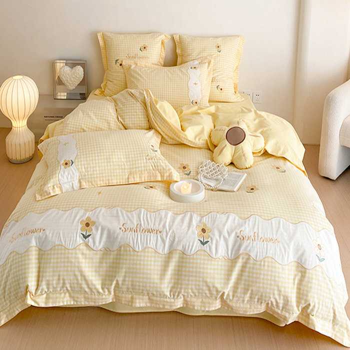 Các mẫu ga giường được làm từ cotton thoáng mát tại Merina