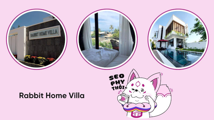 Rabbit Home Villa l&agrave; một lựa chọn tuyệt vời với kh&ocirc;ng gian th&acirc;n thiện, gần gũi, thiết kế đơn giản nhưng đầy đủ tiện nghi