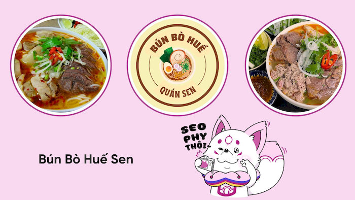 Một t&ocirc; b&uacute;n ở đ&acirc;y g&acirc;y ấn tượng với phần nước d&ugrave;ng đậm đ&agrave;, thơm m&ugrave;i sả, ăn k&egrave;m với thịt b&ograve;, chả cua thơm ngon