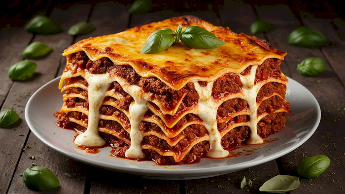 Lasagna sẽ g&oacute;p phần l&agrave;m bữa tiệc Noel phong ph&uacute; v&agrave; c&agrave;ng th&ecirc;m ngon miệng