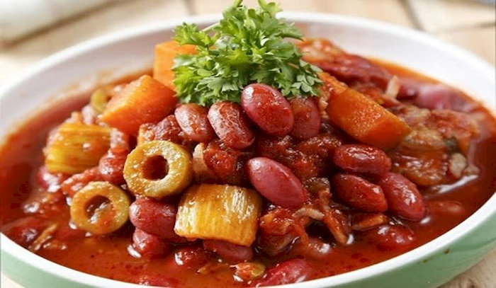 B&ograve; hầm đậu đỏ thơm ngon, bổ dưỡng v&agrave; ngon miệng