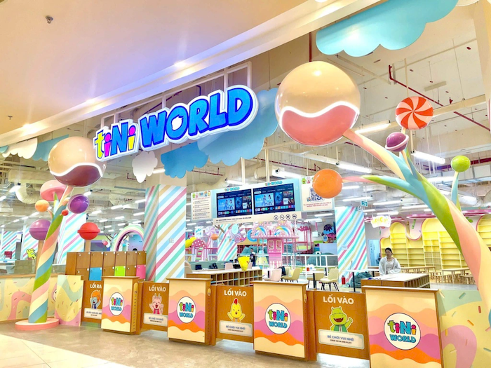 AEON MALL HUẾ có nhiều khu vui chơi với nhiều trò chơi hấp dẫn cho các bé
