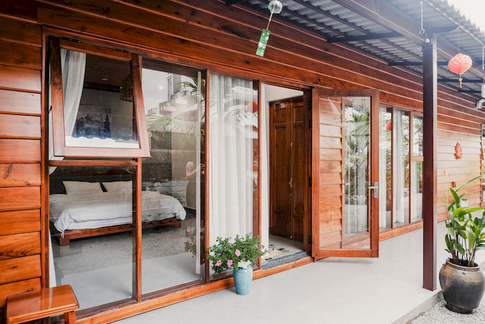 Sam Homestay mang đến nét đẹp có phần cổ kính xen lẫn hiện đại
