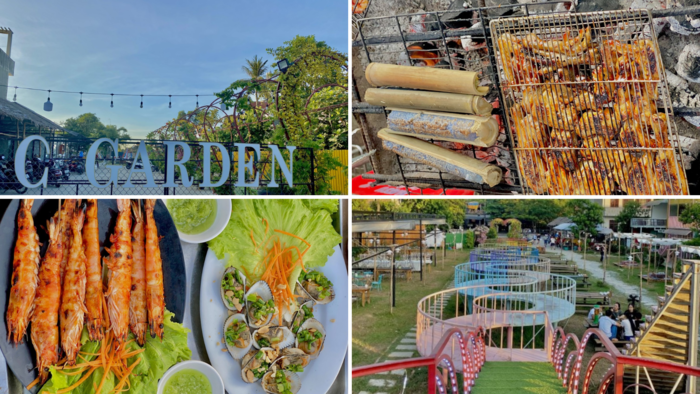 C Garden cho bạn trải nghiệm khó quên với nướng BBQ giữa vườn xanh mát, view sông Hương lãng mạn