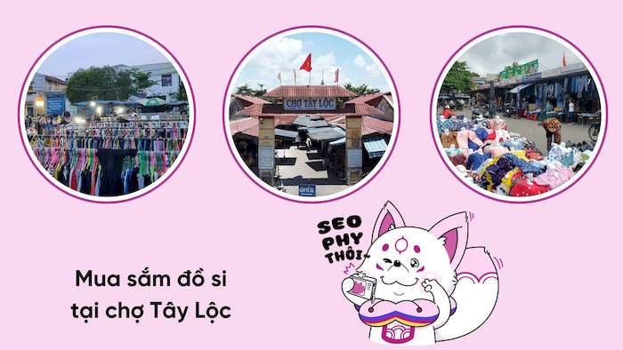 Chợ Tây Lộc thu hút rất nhiều người, đặc biệt là các bạn trẻ, đến để tìm kiếm những món đồ độc đáo