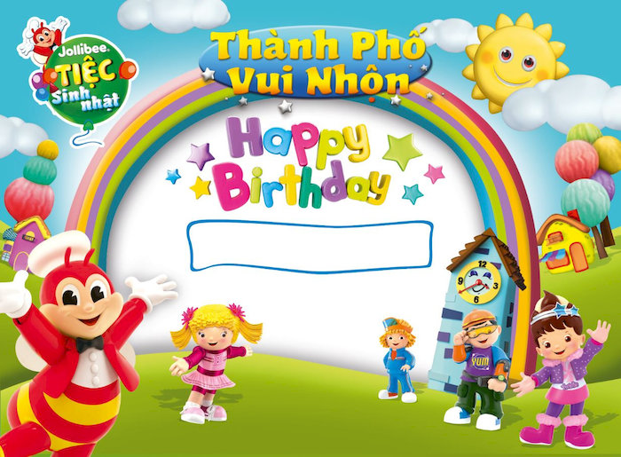 Tổ chức sinh nhật tại Jollibee là một ý tưởng tuyệt vời 