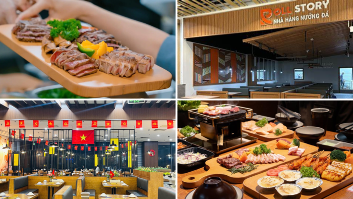 Bò nướng đá độc lạ, không gian trẻ trung, Roll Story chắc chắn sẽ khiến bạn muốn quay lại lần nữa