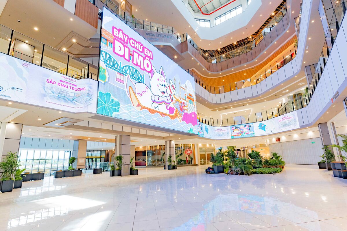 AEON MALL Huế mở cửa từ 10:00 - 22:00 từ thứ 2 - thứ 6, 9:00 - 22:00 cuối tuần, ng&agrave;y lễ