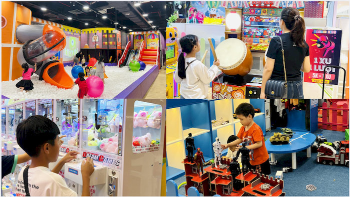 DreamKids với nhiều trò chơi hấp dẫn, thú vị dành cho các bé thỏa sức vận động, vui đùa