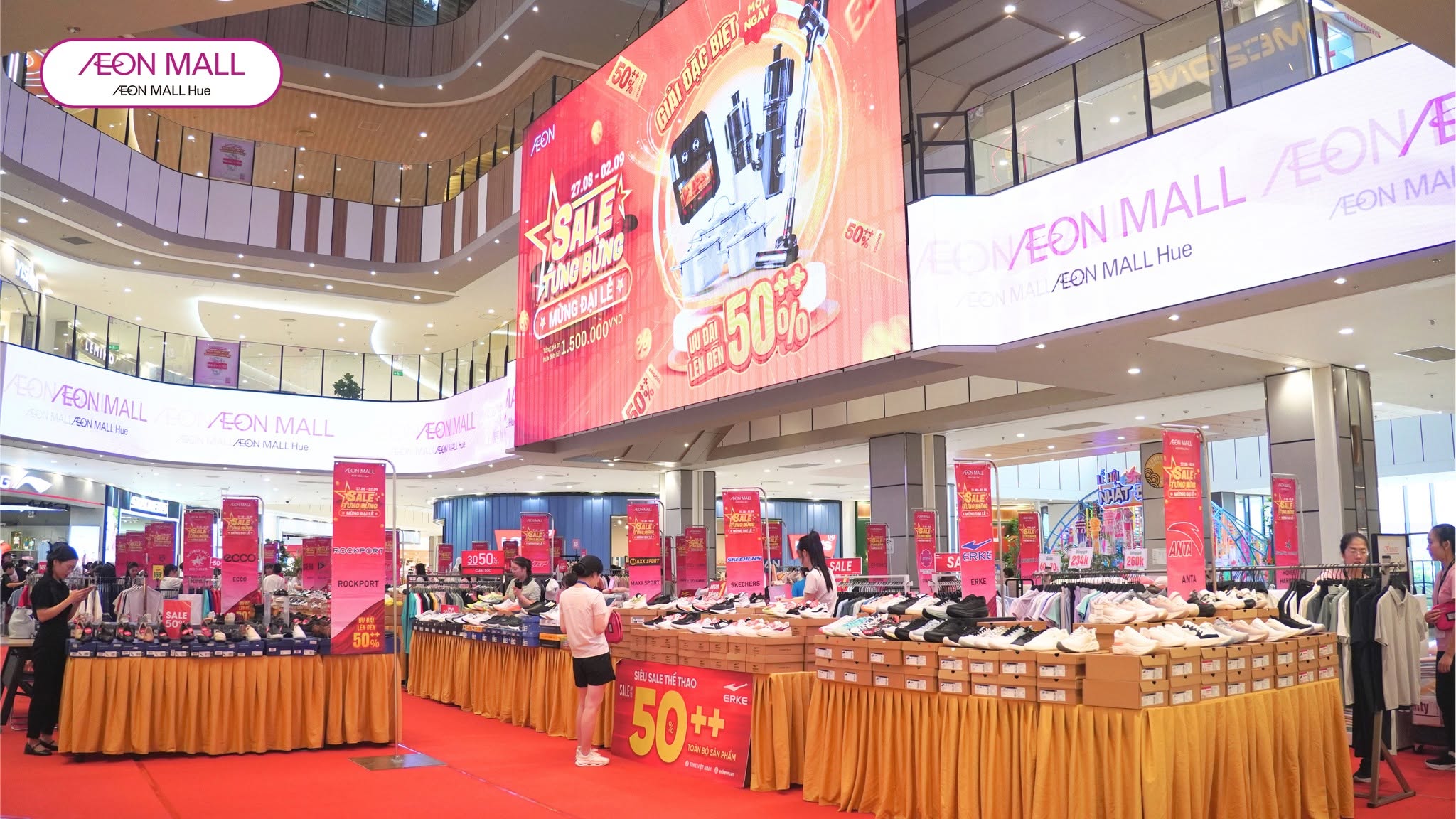 Nhiều sự kiện hấp dẫn tại AEON MALL Huế dịp 2/9 (Nguồn: AEON MALL Huế)