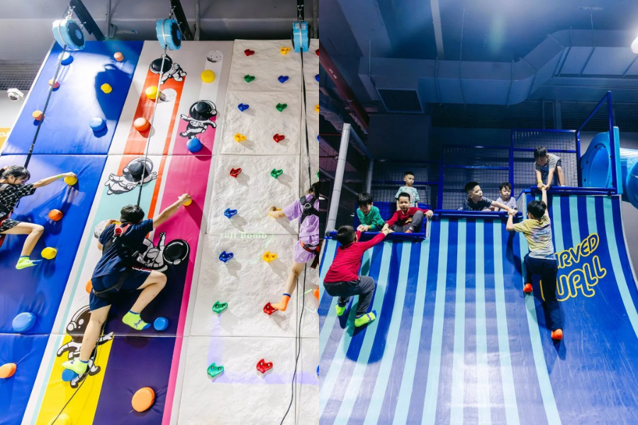 Hơn 20 trò chơi vận động hấp dẫn tại Jump Arena