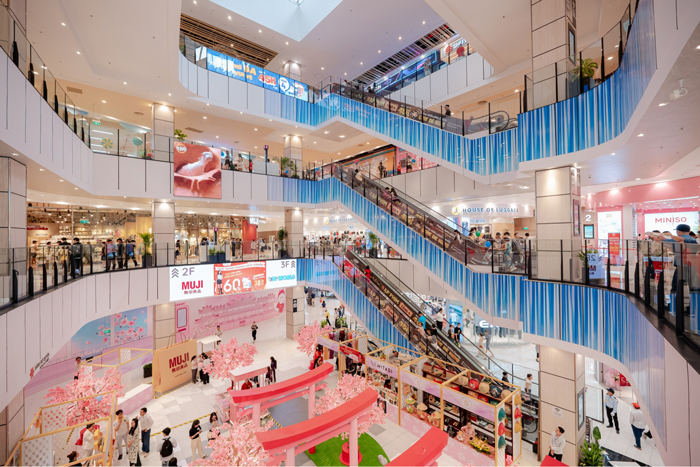 AEON MALL Huế được cập nhật các thiết kế mới theo từng mùa/lễ hội