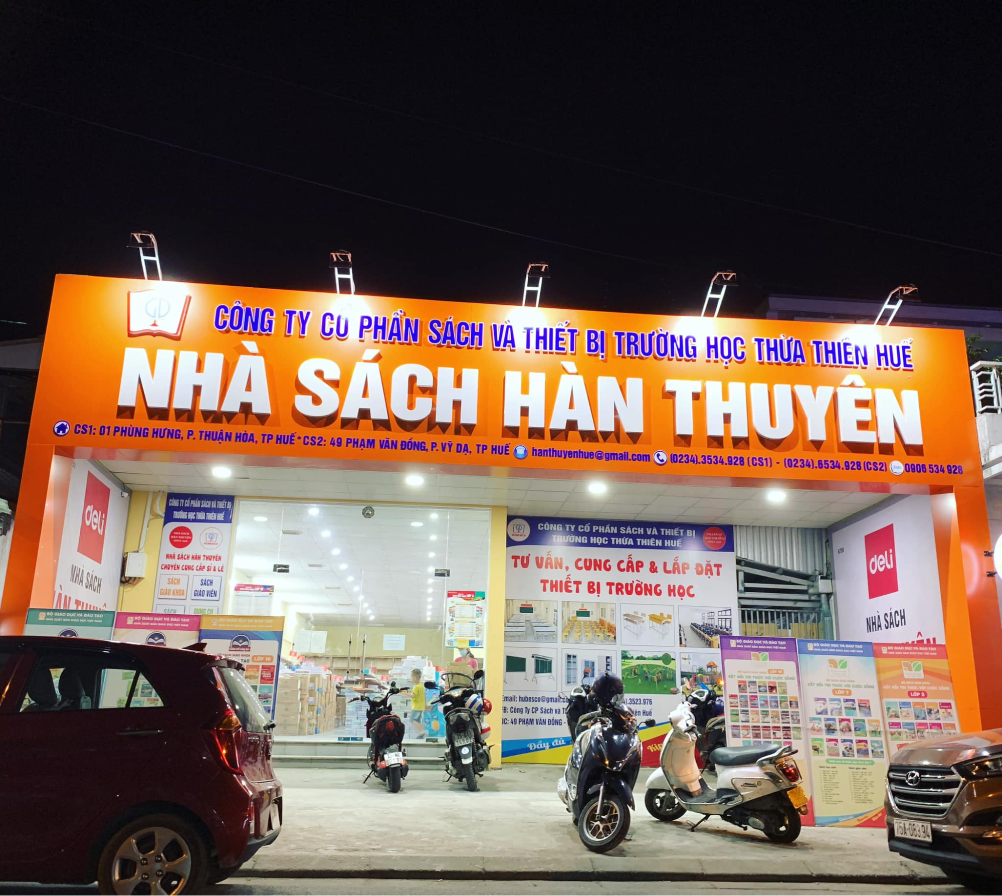 Nhà sách Hàn Thuyên một trong những nhà sách tại Huế uy tín hàng đầu cung cấp đa dạng sách và thiết bị trường học