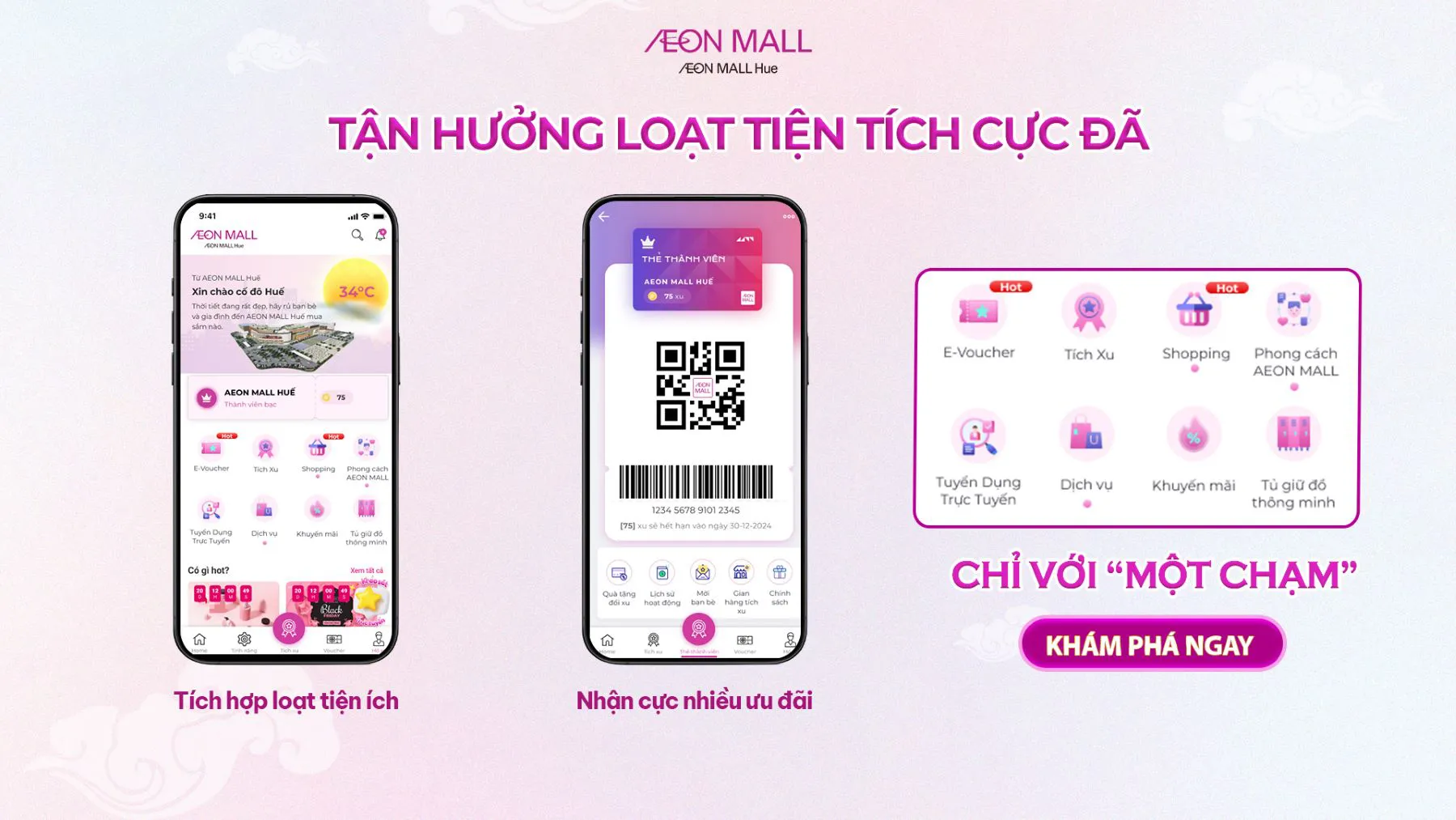 Tải app AEONMALL VietNam để nhận được nhiều ưu đãi khi mua hàng