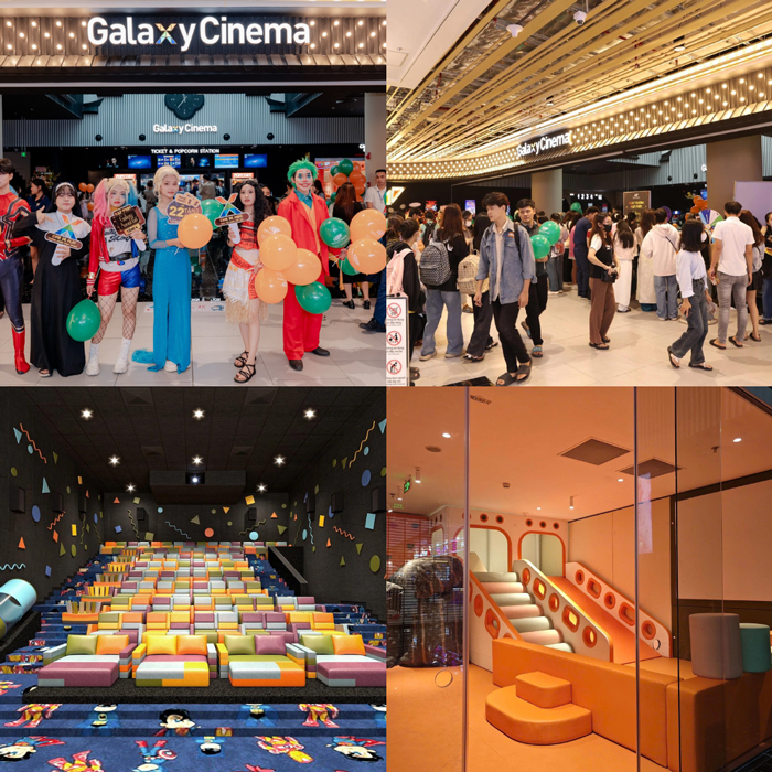 Tổ hợp chiếu phim và vui chơi giải trí đẳng cấp tại GALAXY CINEMA tầng 4 AEON MALL Huế