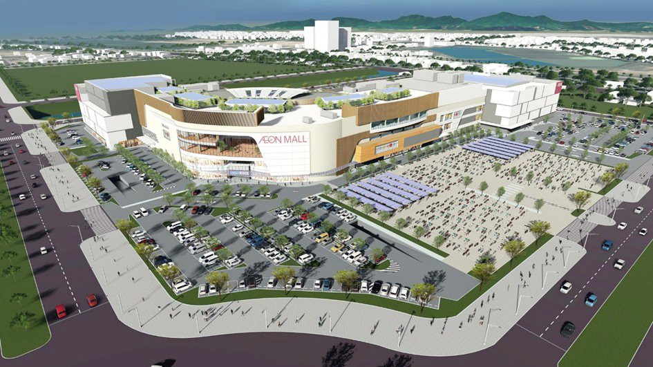    Toàn cảnh AEON MALL Huế - trung tâm thương mại lớn nhất miền Trung Việt Nam 