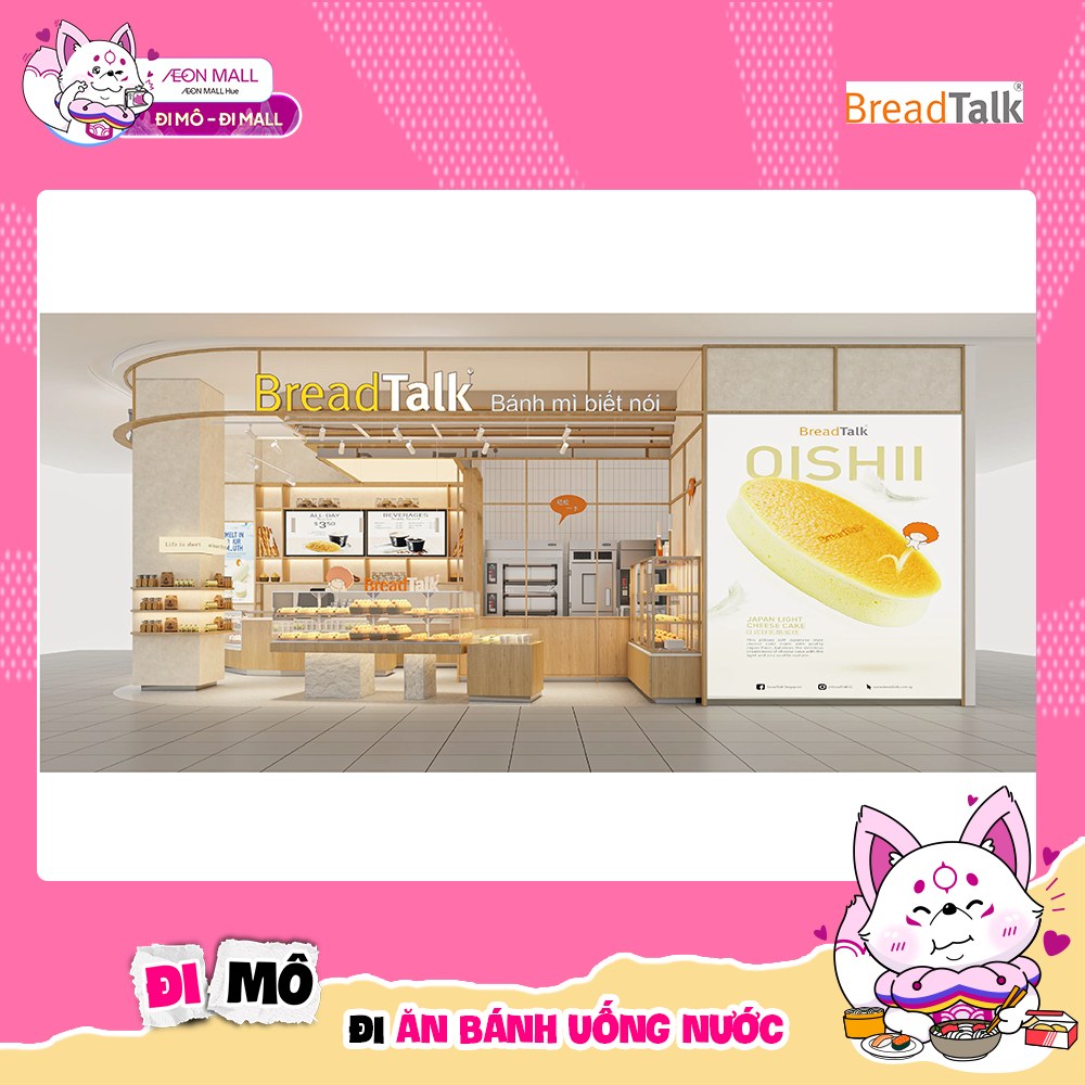 Breadtalk là một trong những địa điểm lý tưởng cho “team mê đồ ngọt” 