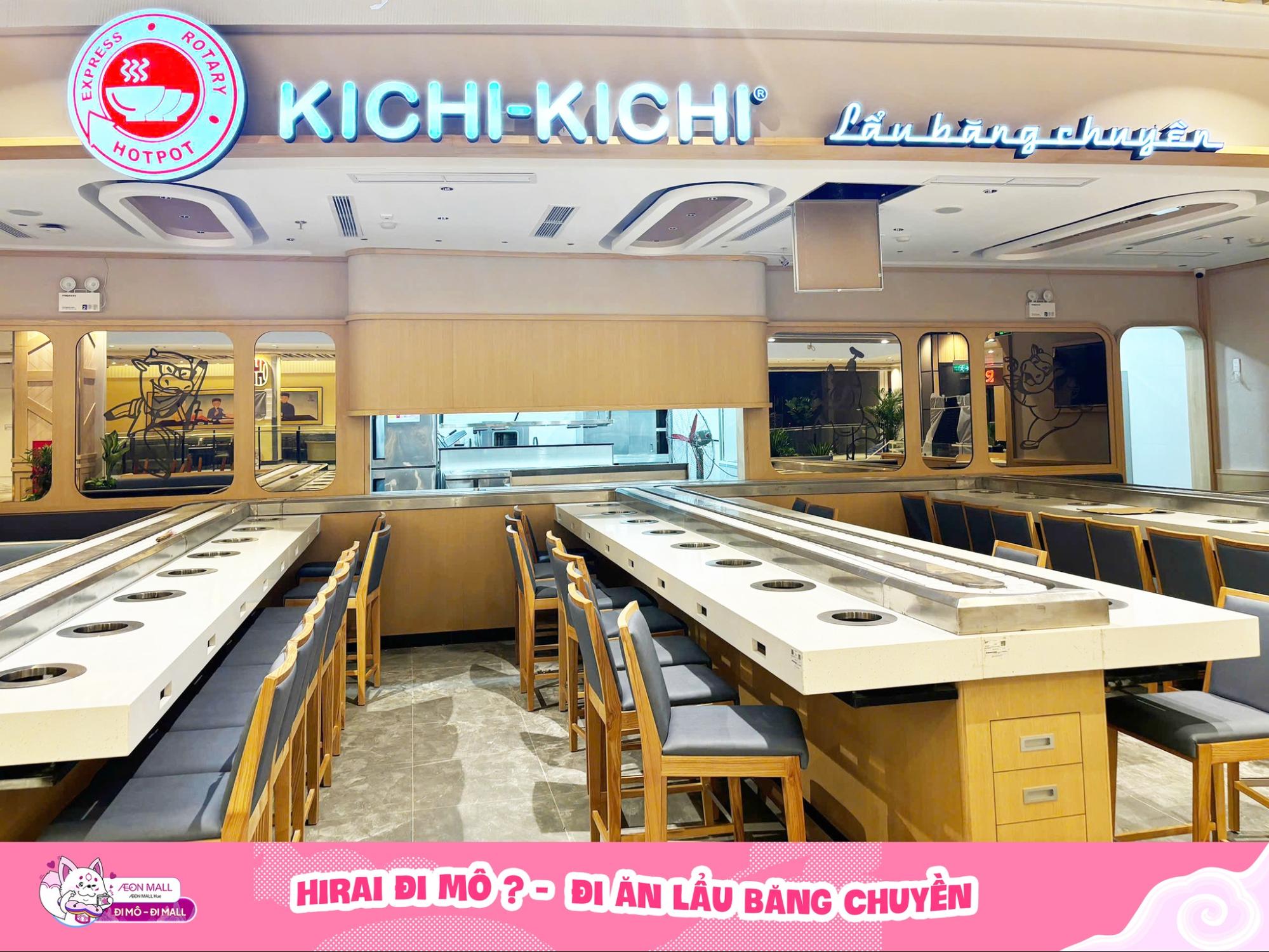 Chuỗi cửa hàng lẩu băng chuyền Kichi Kichi đã có mặt tại AEON MALL Huế