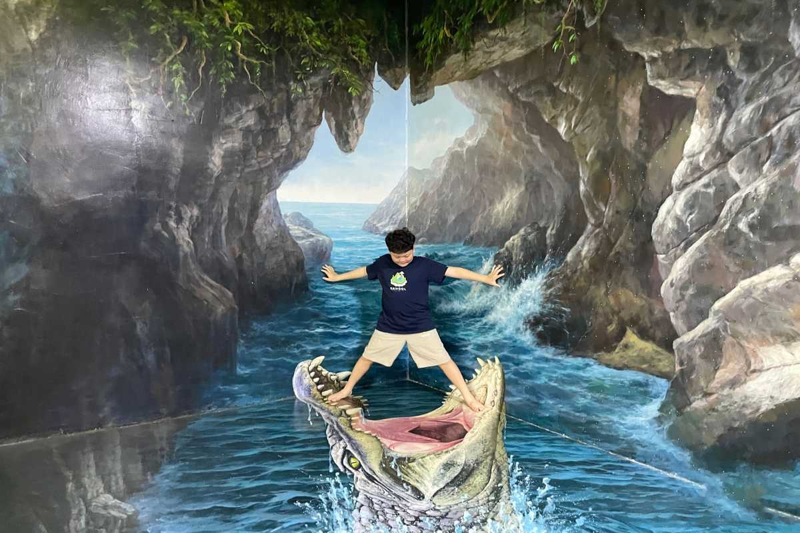 C&aacute;c b&eacute; thỏa sức vui chơi, s&aacute;ng tạo tại bảo t&agrave;ng tranh 3D Art in Paradise Đ&agrave; Nẵng&nbsp;
