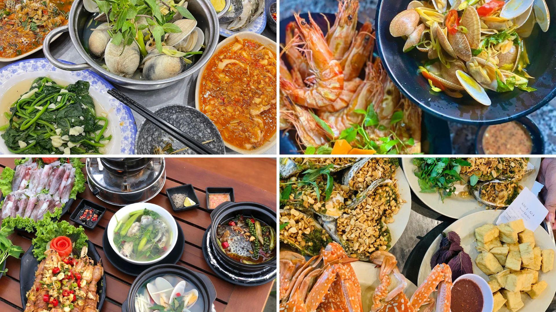 hải sản Đà Nẵng gần biển Mỹ Khê