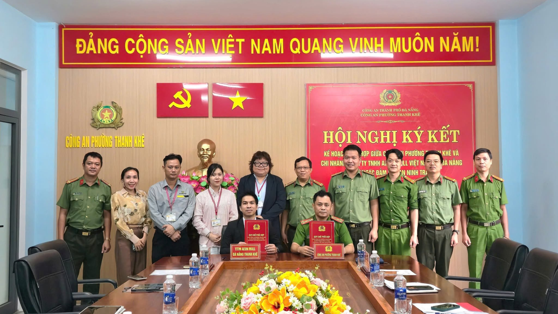 AEON MALL ĐÀ NẴNG THANH KHÊ TĂNG CƯỜNG PHỐI HỢP ĐẢM BẢO AN NINH VÀ AN TOÀN CHO KHÁCH HÀNG