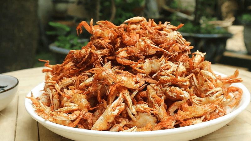 Đặc sản ghẹ sữa rim