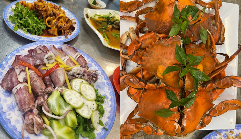 Hải sản tươi trong ng&agrave;y, giữ trọn hương vị biển mộc mạc