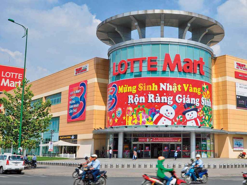 Lotte Mart Đ&agrave; Nẵng sở hữu kh&ocirc;ng gian 5 tầng rộng r&atilde;i với đa dạng dịch vụ